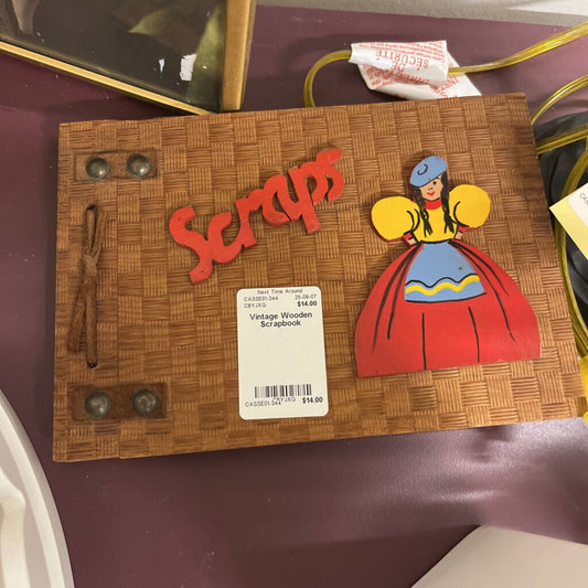 Vintage Wooden Scrapbook