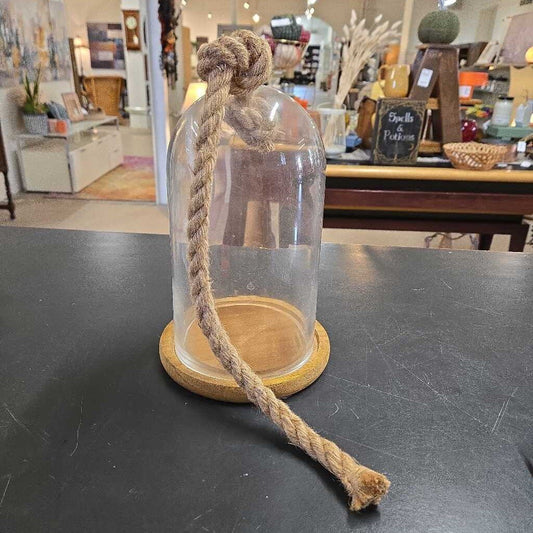 CLOCHE W/WOODEN BASE