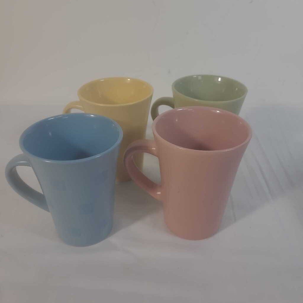 S/4 MULTI COLOUR MUGS