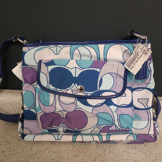 COACH - KYRA DAISY NYLON CROSSBODY BAG