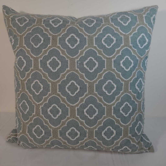 BLUE/GREY DOWN FILLED PILLOW
