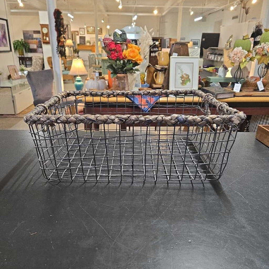 WRAPPED WIRE BASKET