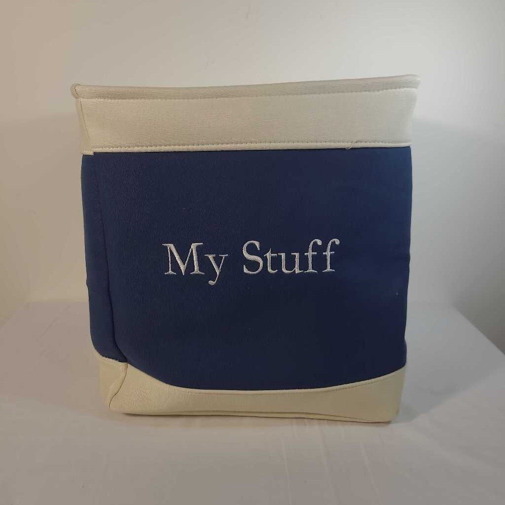 MY STUFF CANVAS BASKET