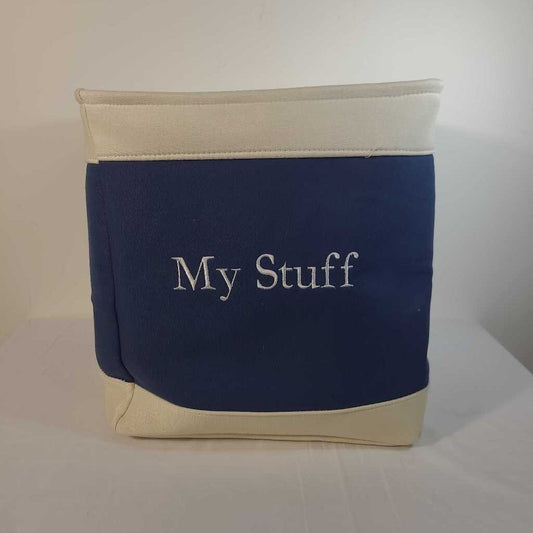 MY STUFF CANVAS BASKET