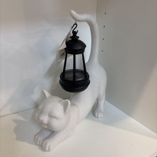 Ceremic Cat with Solar Light