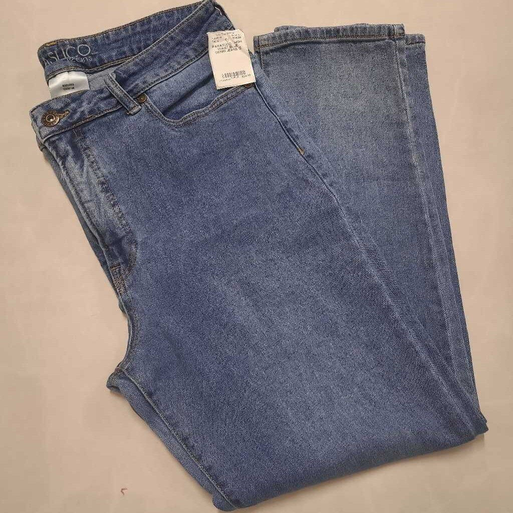 PARASUCO - HIGH WAIST BLUE DENIM JEANS