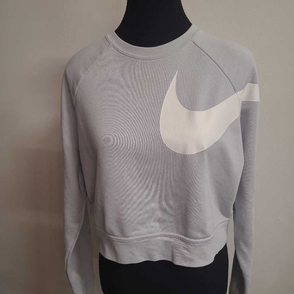 NIKE - LIGHT BLUE CROPPED PULLOVER