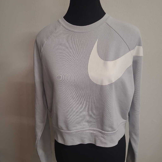 NIKE - LIGHT BLUE CROPPED PULLOVER