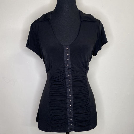 RICKIS - S/S BLACK TOP W/ FRONT CLASPS