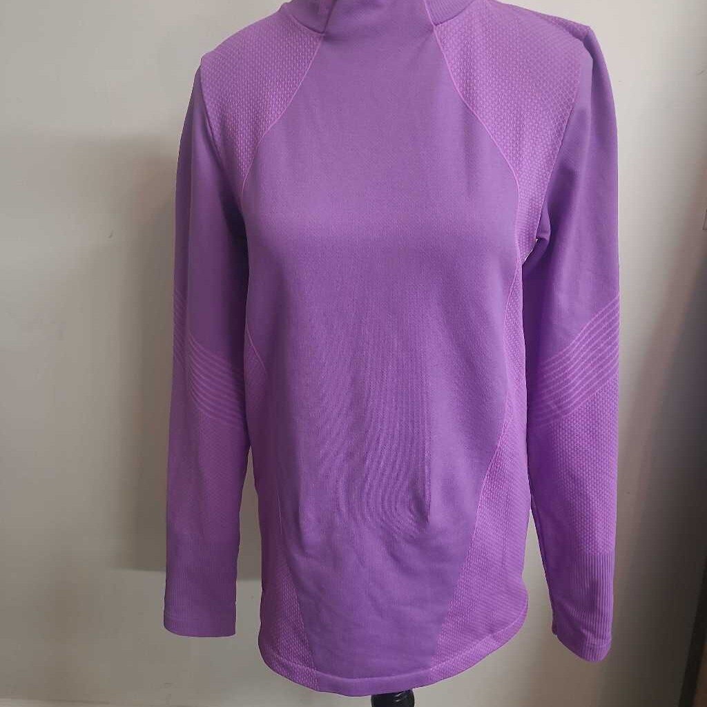 UNDER ARMOUR - PURPLE "COLDGEAR" SEAMLESS L/S SHIRT