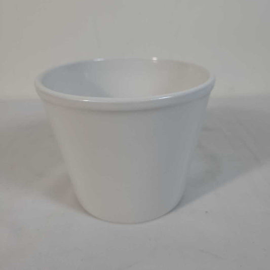 WHITE CERAMIC POT