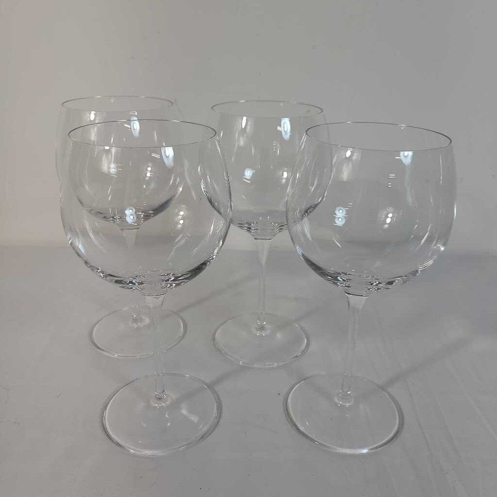 S/4 LUIGI BORMIOLIL WINE GLASSES
