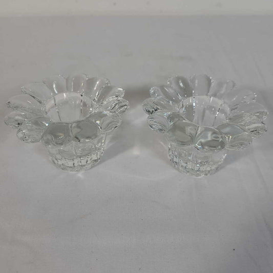 PR GLASS CANDLE HOLDERS