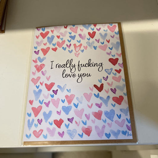 Card - I really f*cking love you