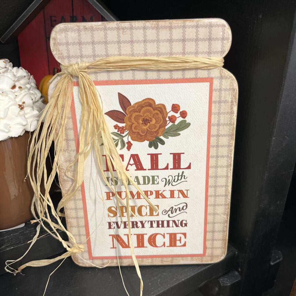 CANNING JAR SHELF SITTER