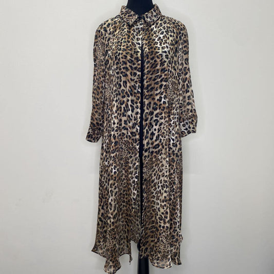 DESIGNER SHEER LEOPARD DRESS