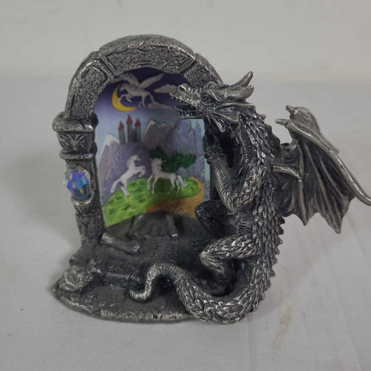 THE DRAGON WINDOW ~PEWTER