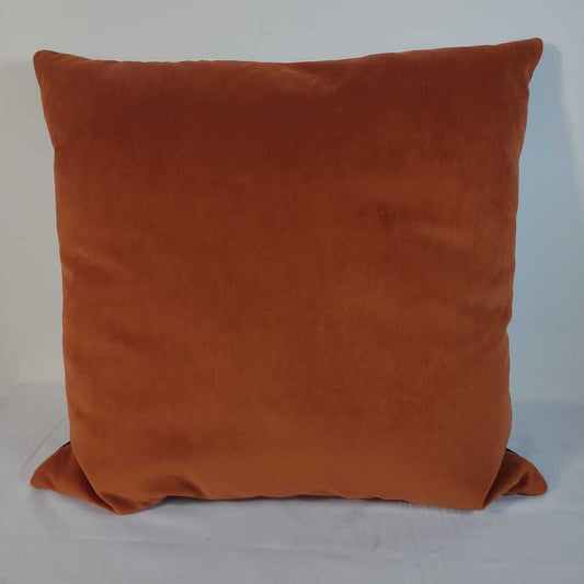 BLUE & RUST DOWN FILLED PILLOW