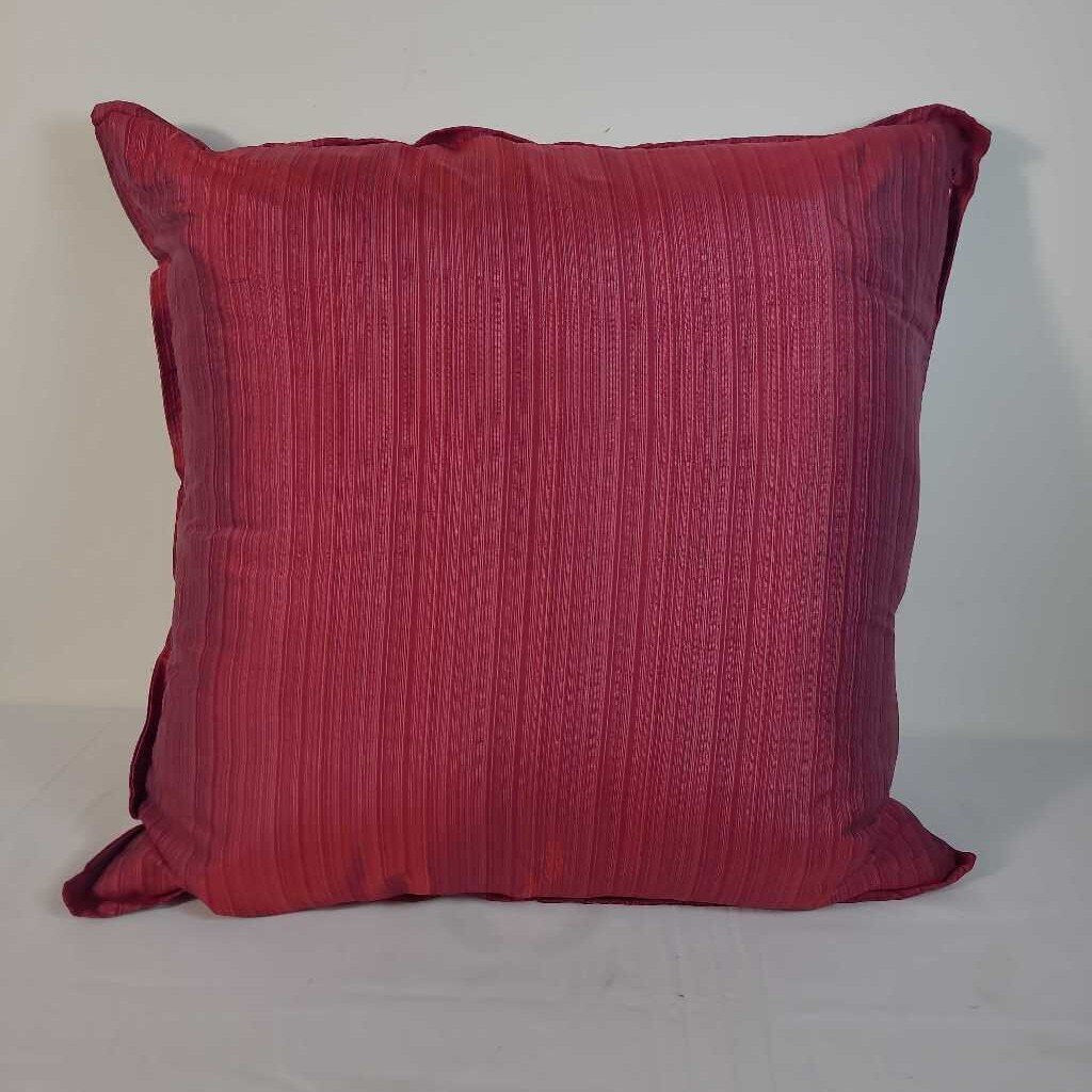 RED/PINK DOWN FILLED PILLOW
