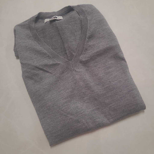 MENS GREY SLEEVELESS VEST