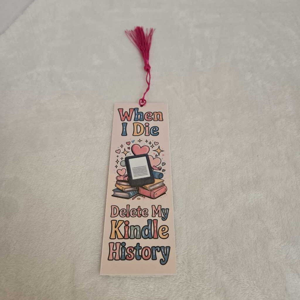 When I die delete my kindle history (bookmark)