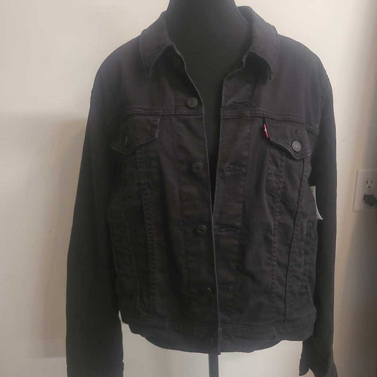 BLACK LEVI'S DENIM JACKET