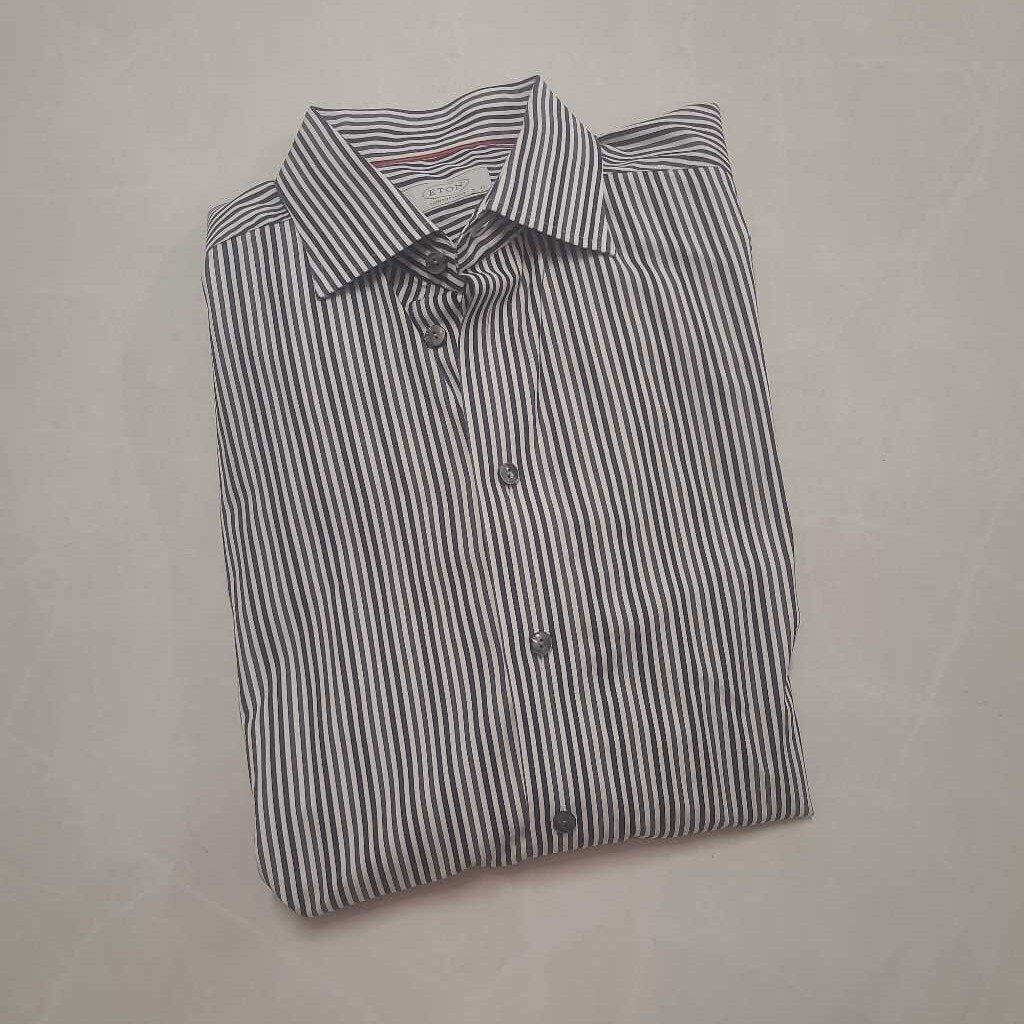 MENS STRIPED DRESS SHIRT