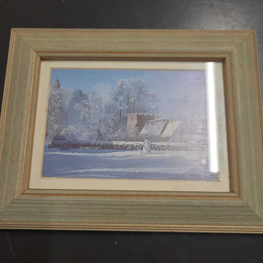 SNOW COVERED RIVERFRONT