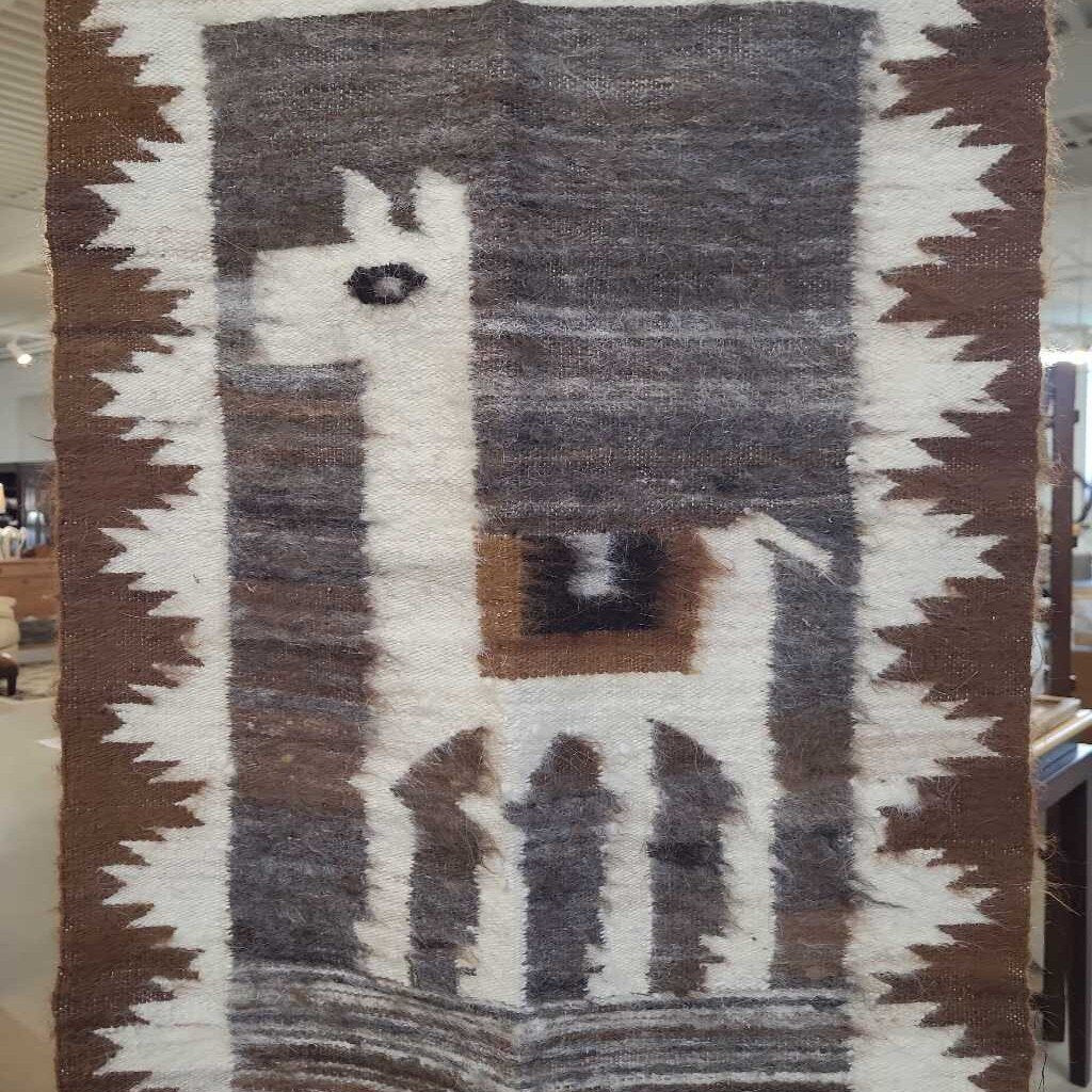 VTG HANDWOVEN WOOL WALL HANGING