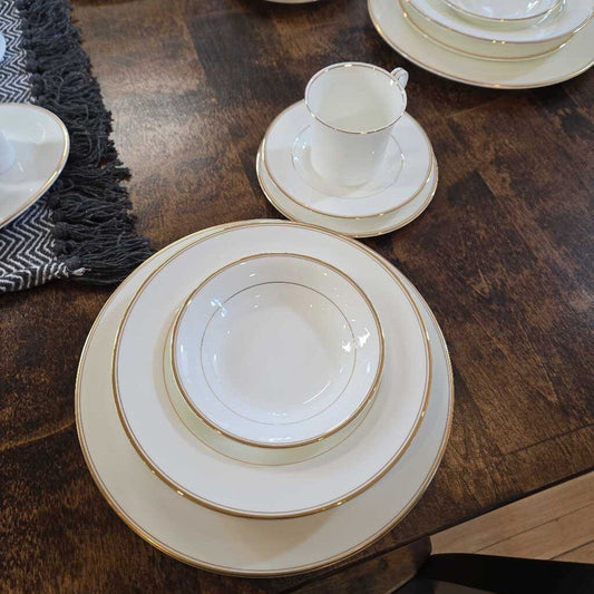 47pc MIKASA CHINA~CENTURY GOLD