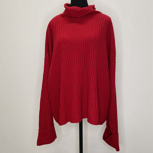 TORRID - RED KNIT TURTLENECK SWEATER