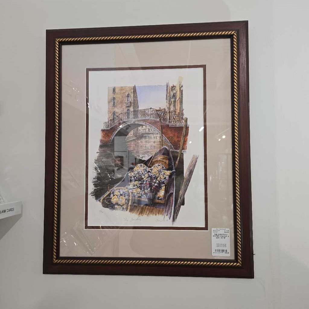 THE GONDOLA~ WATER COLOUR