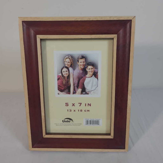 TWO TONE WOOD PHOTO FRAME