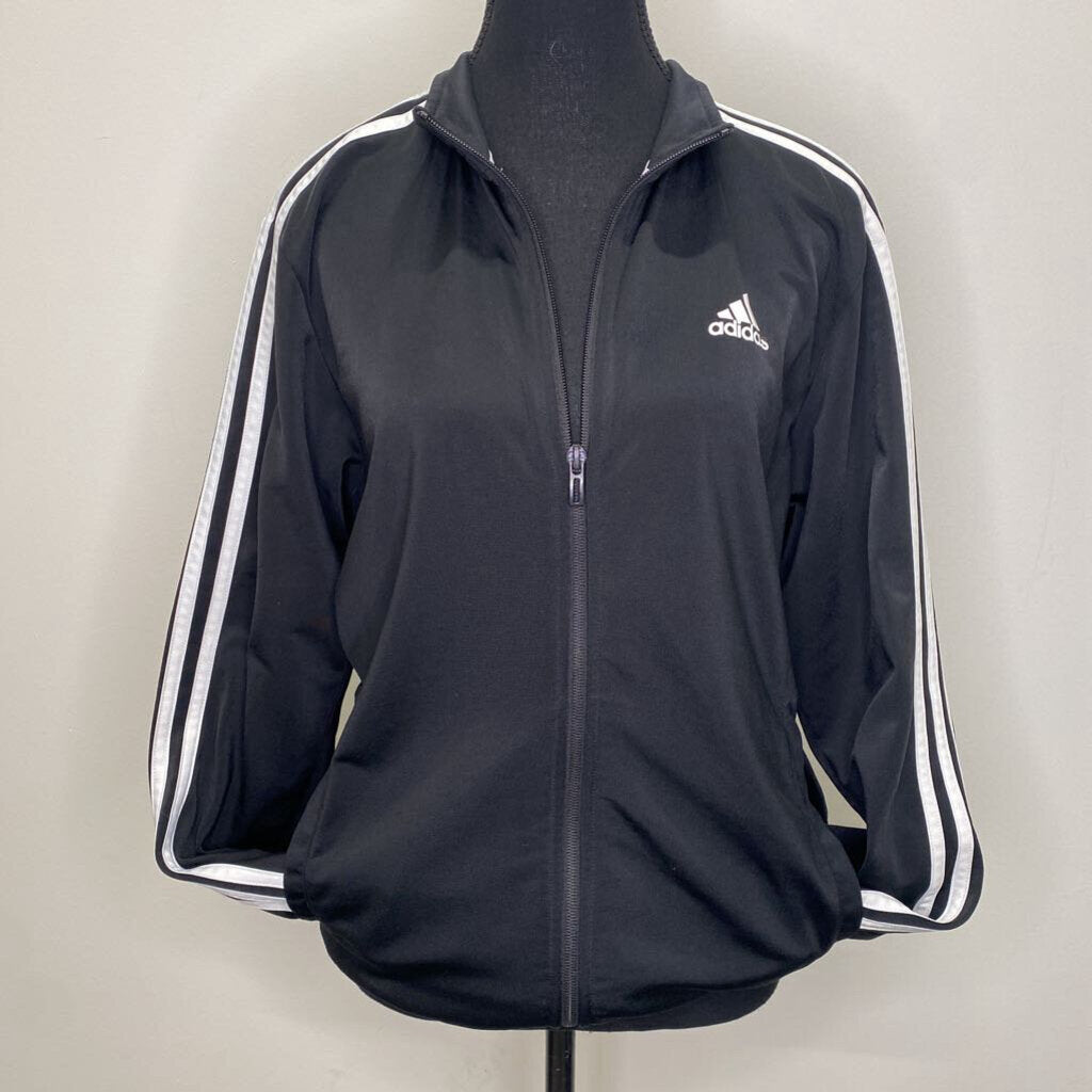 ADIDAS - BLACK ZIP-UP SWEATER