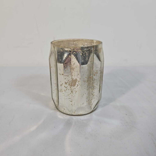MERCURY GLASS VOTIVE HOLDER