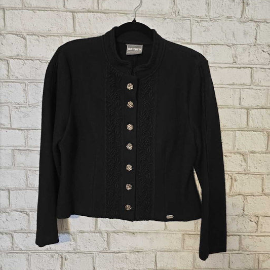 Wool Austria Black Jacket Medium