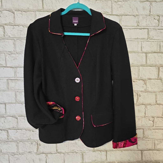 Wool Austria Black/Pink Jacket Medium