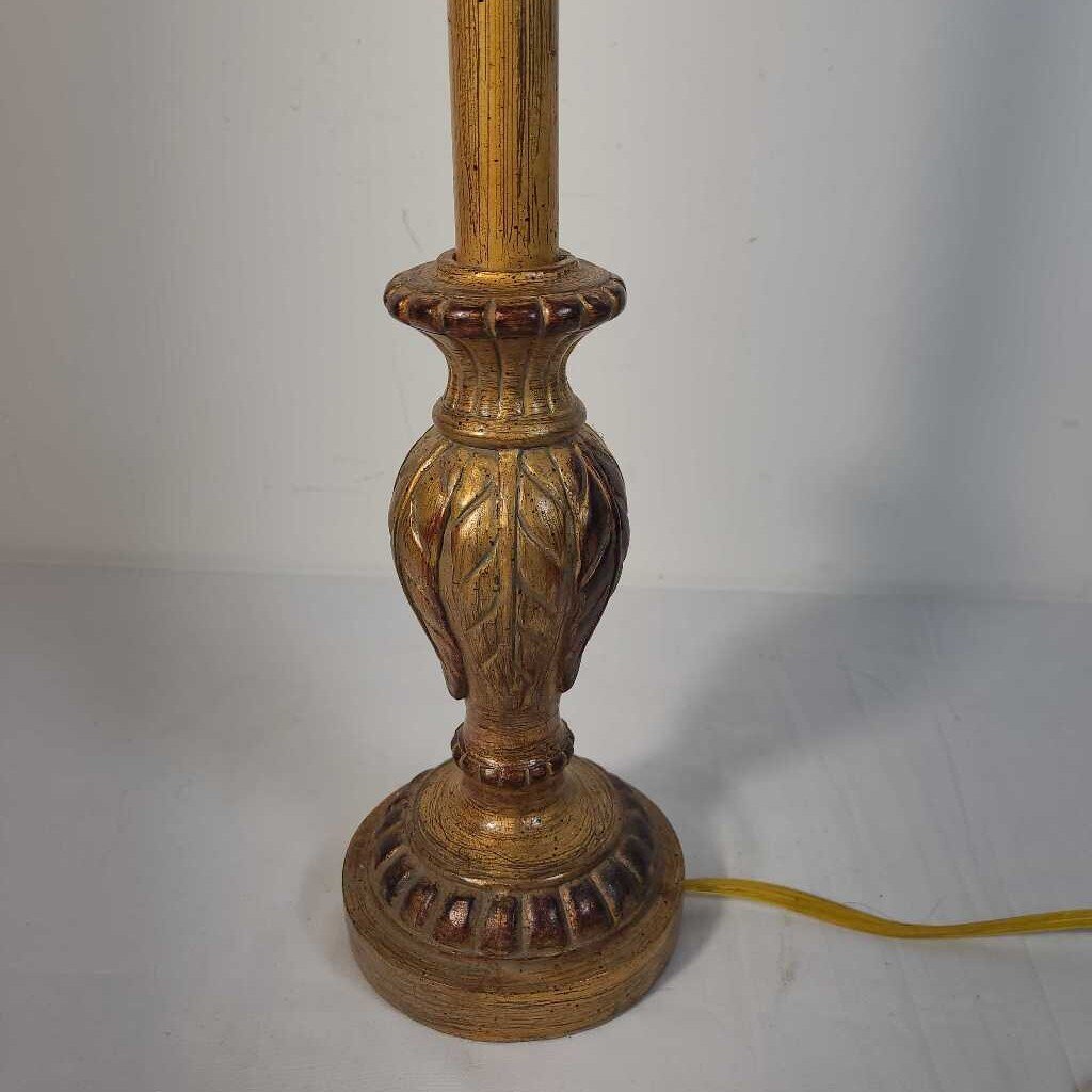 RED SHADE BUFFET LAMP