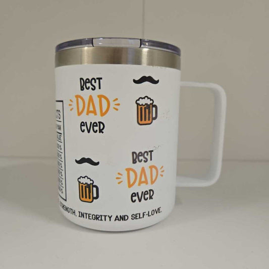 12 OZ STAINLESS DAD NUTRITION FACTS MUG