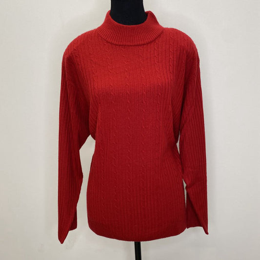 PRINCIPLES - RED RIBBED SWEATER