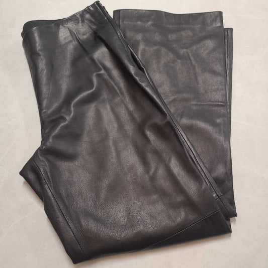 DANIER - BLACK LEATHER PANTS