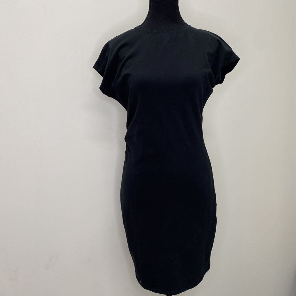 RW&CO. - BLACK S/S MIDI DRESS