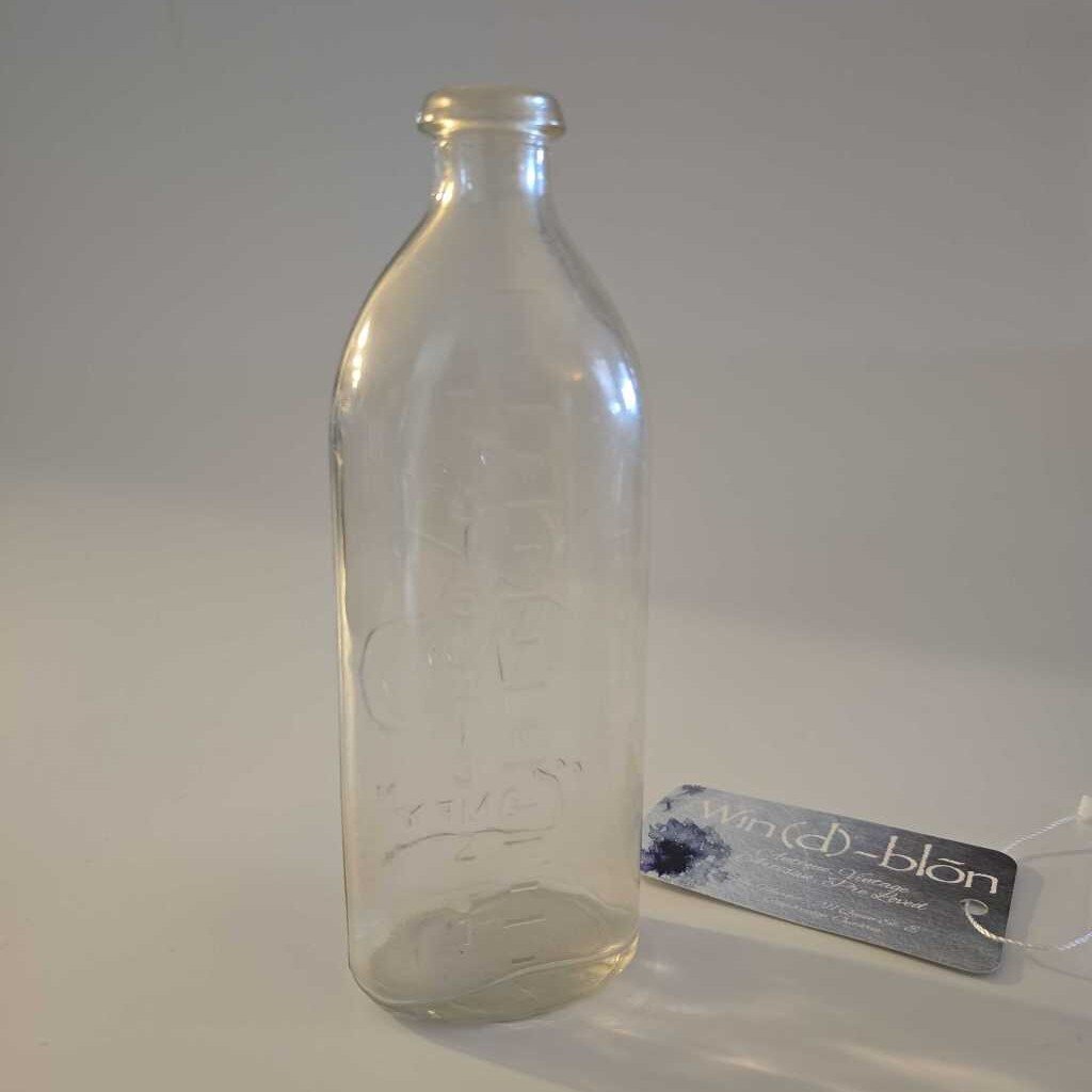 1930s Dominion Glass Baby Bottle "Comfy"