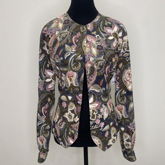 BORA BORA - PAISLEY PATTERNED BUTTON-UP BLOUSE