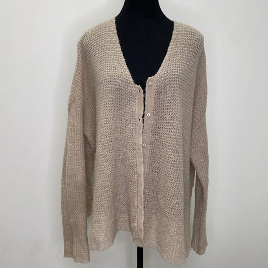 GENTLE FAWN - LIGHT BEIGE CARDIGAN