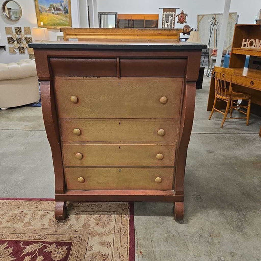 EMPIRE FOLK ART DRESSER