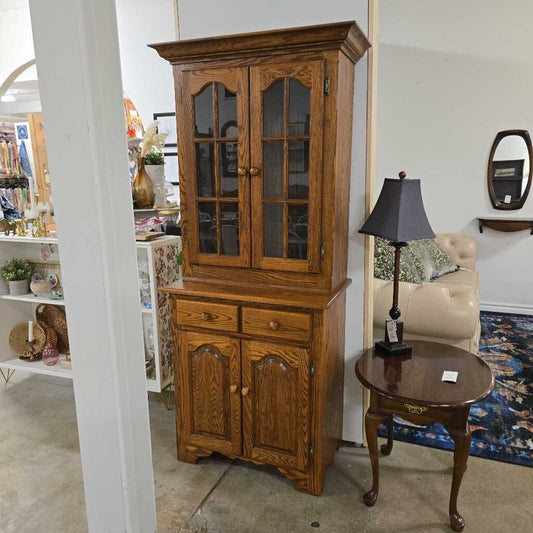 C&G OAK 2 PC CABINET