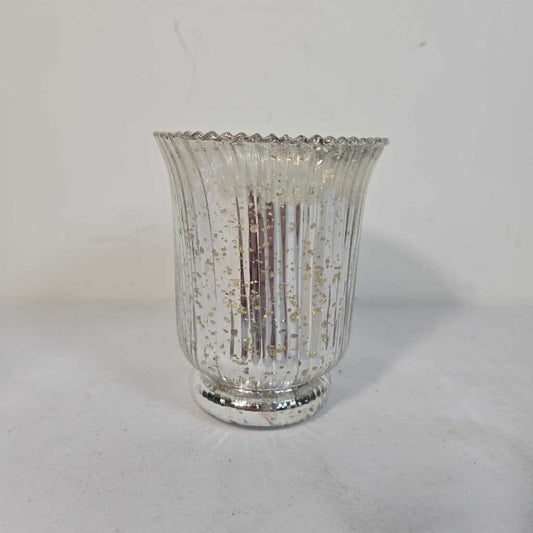 MERCURY GLASS VOTIVE HOLDER