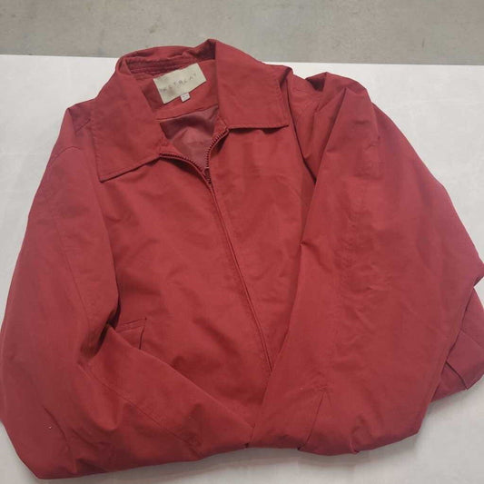 MENS RED LIGHT BOMBER JACKET