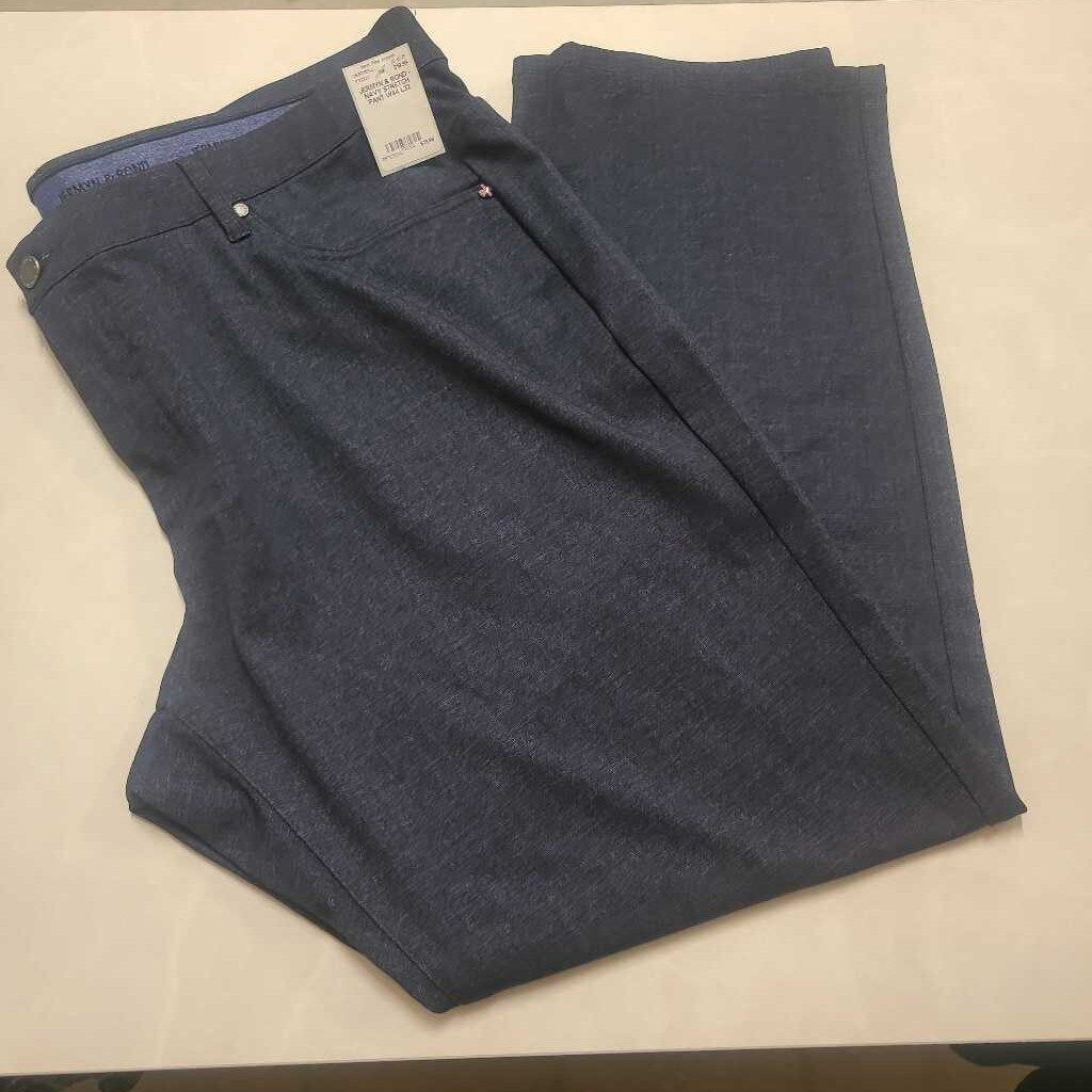 JERMYN & BOND - NAVY STRETCH PANT